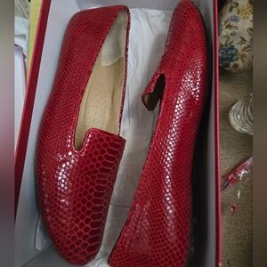 Vaneli Red Bellyprt Shoes